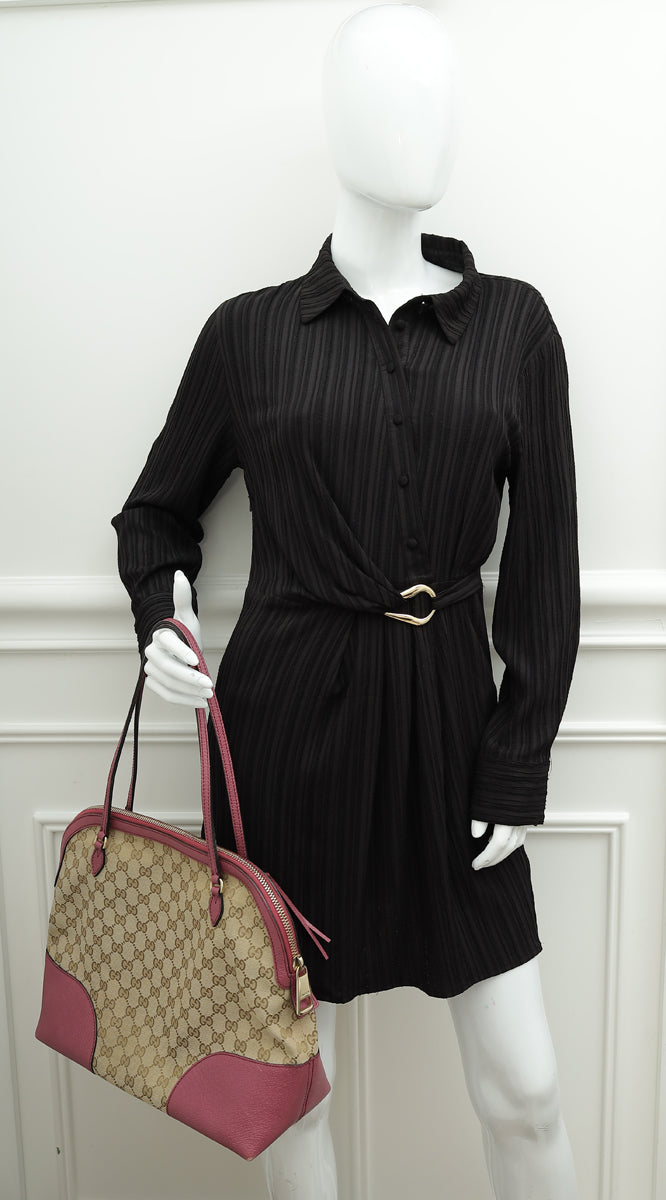 Gucci Bicolor GG Bree Shoulder Bag