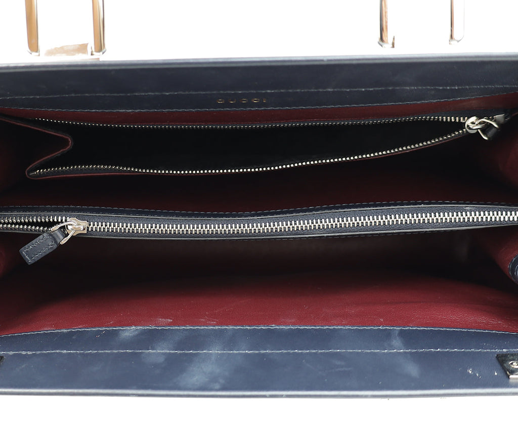 Gucci Tricolor Zumi Smooth Medium Top Handle Bag