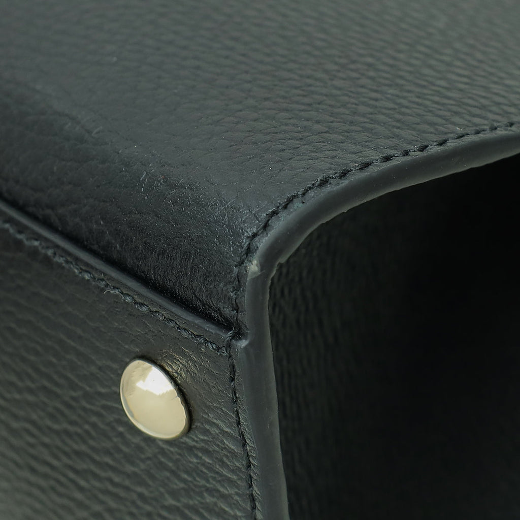 Gucci Black Soho Interlocking G Medium Tote Bag