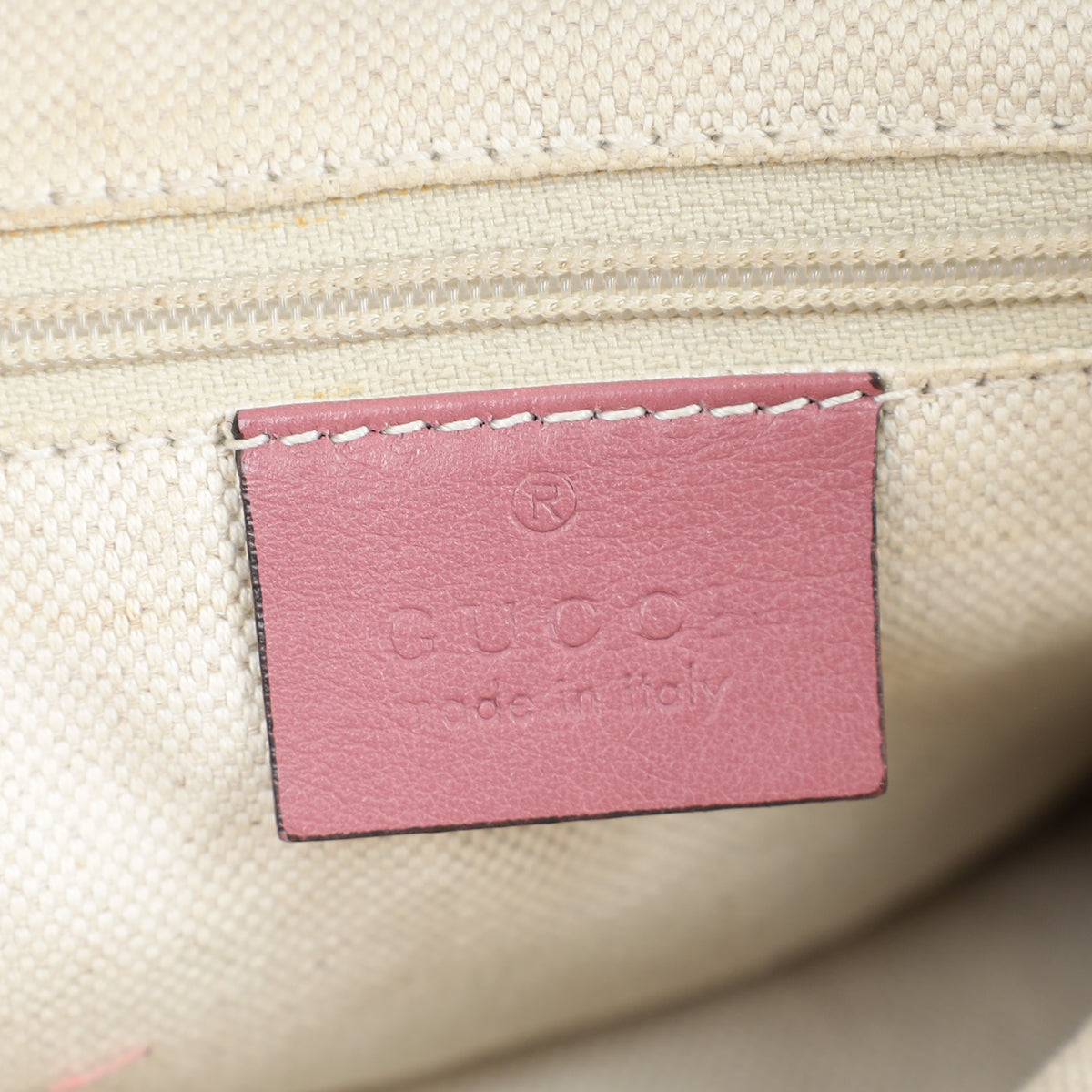 Gucci Old Rose Microguccissima Sukey Tote Bag