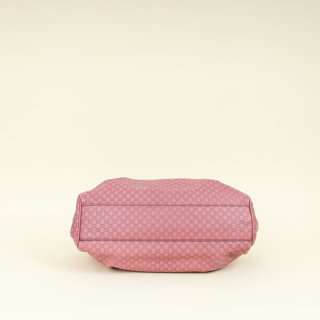 Gucci Old Rose Microguccissima Sukey Tote Bag
