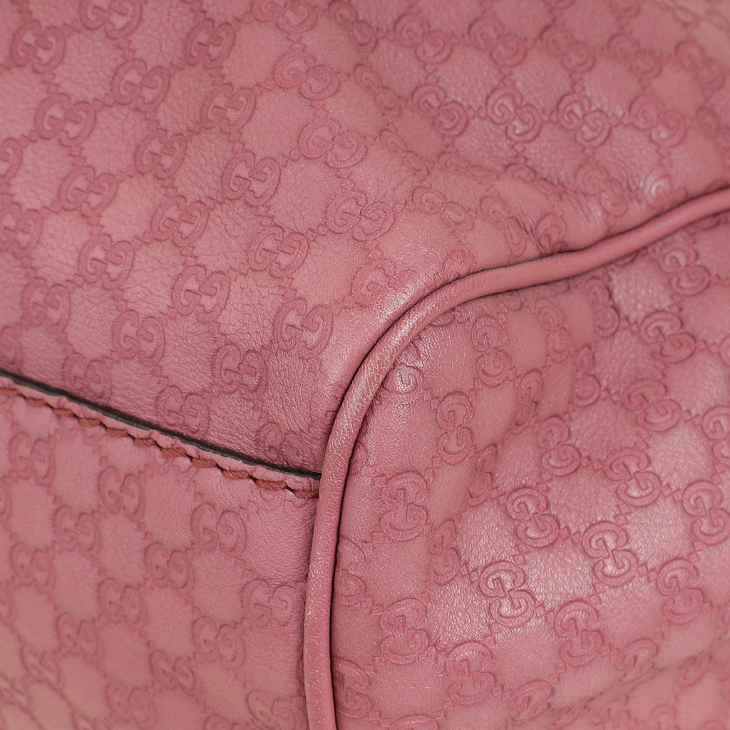 Gucci Old Rose Microguccissima Sukey Tote Bag