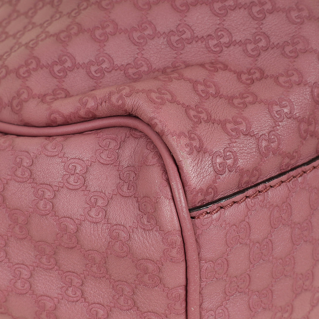 Gucci Old Rose Microguccissima Sukey Tote Bag
