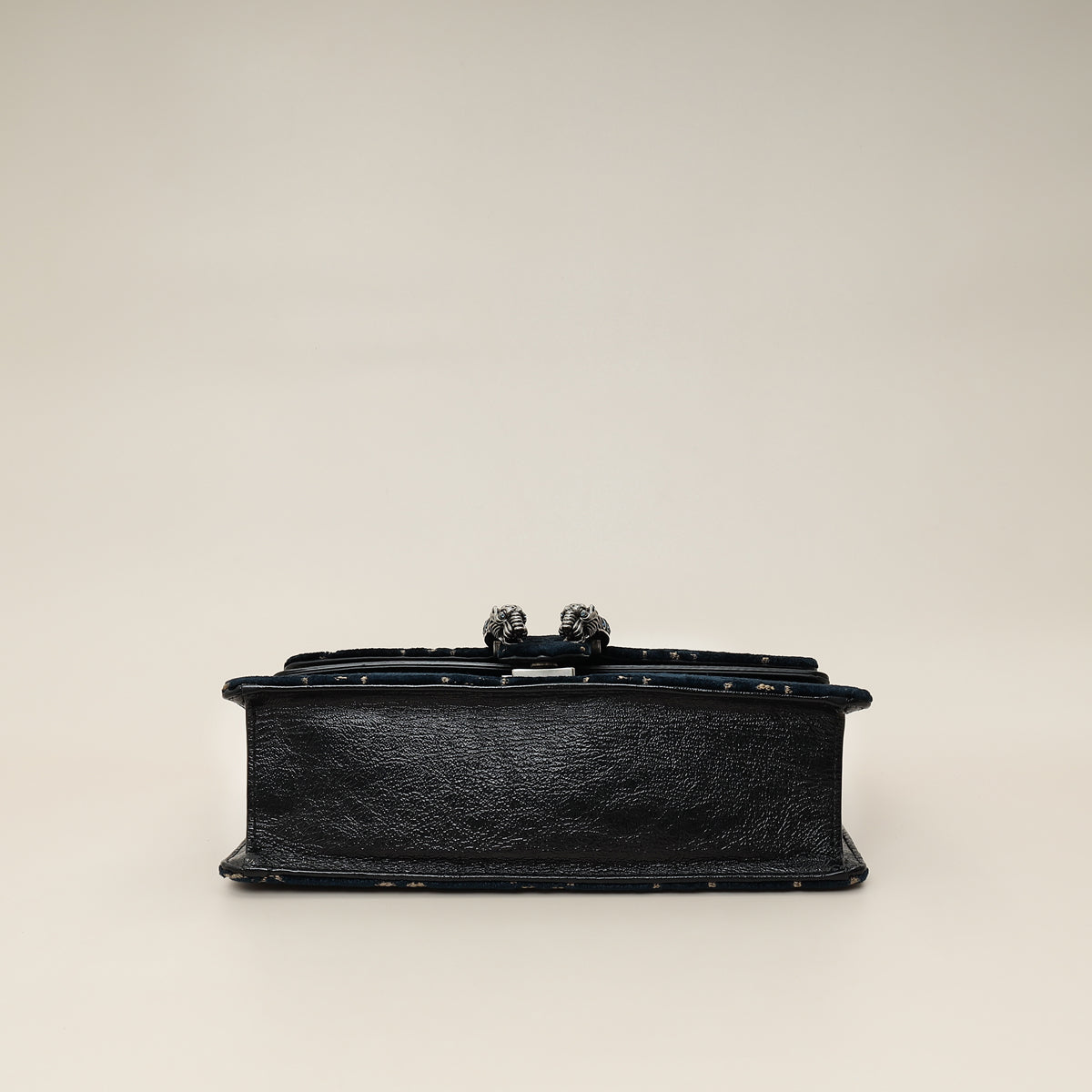 Gucci Navy Blue GG Velvet Dionysus Small Shoulder Bag