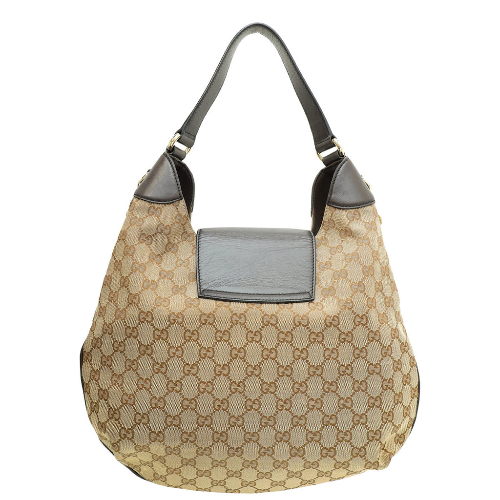 Gucci Bicolor GG Emily Hobo Bag