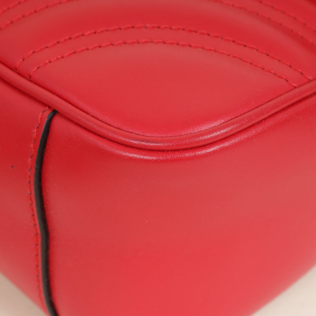 Gucci Bright Red GG Marmont Medium Shoulder Bag