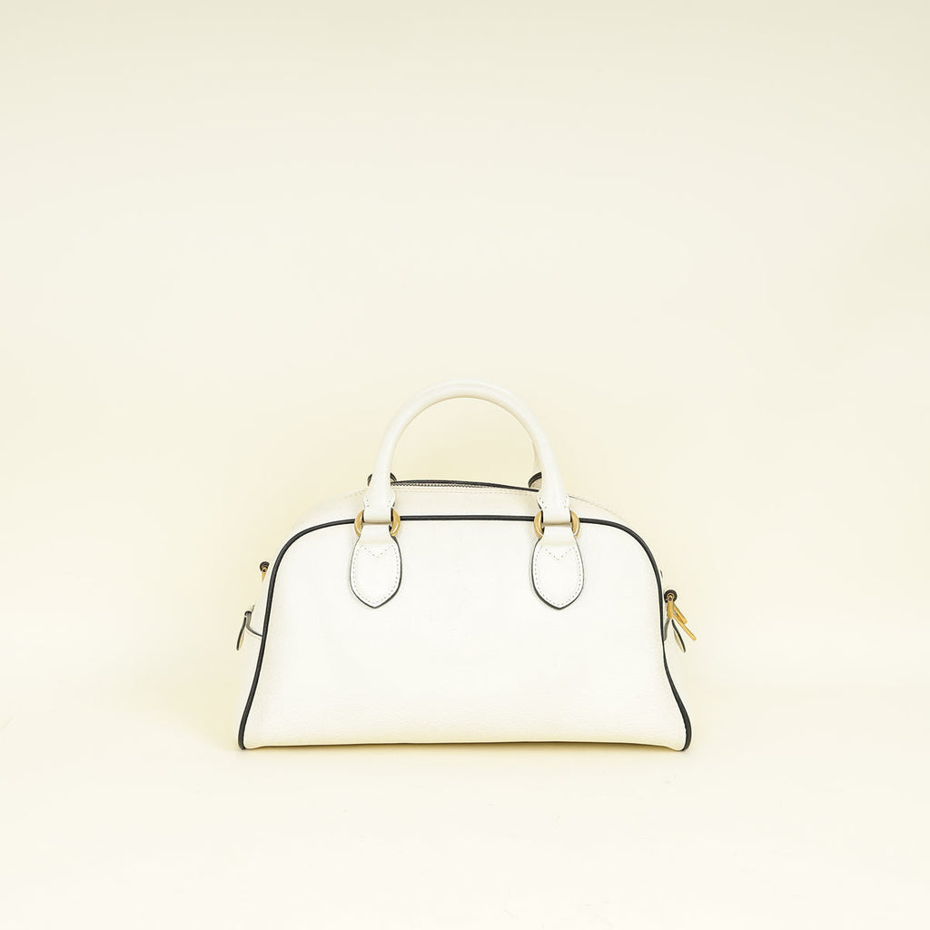 Gucci White Cream X Adidas Mini Duffle Bag