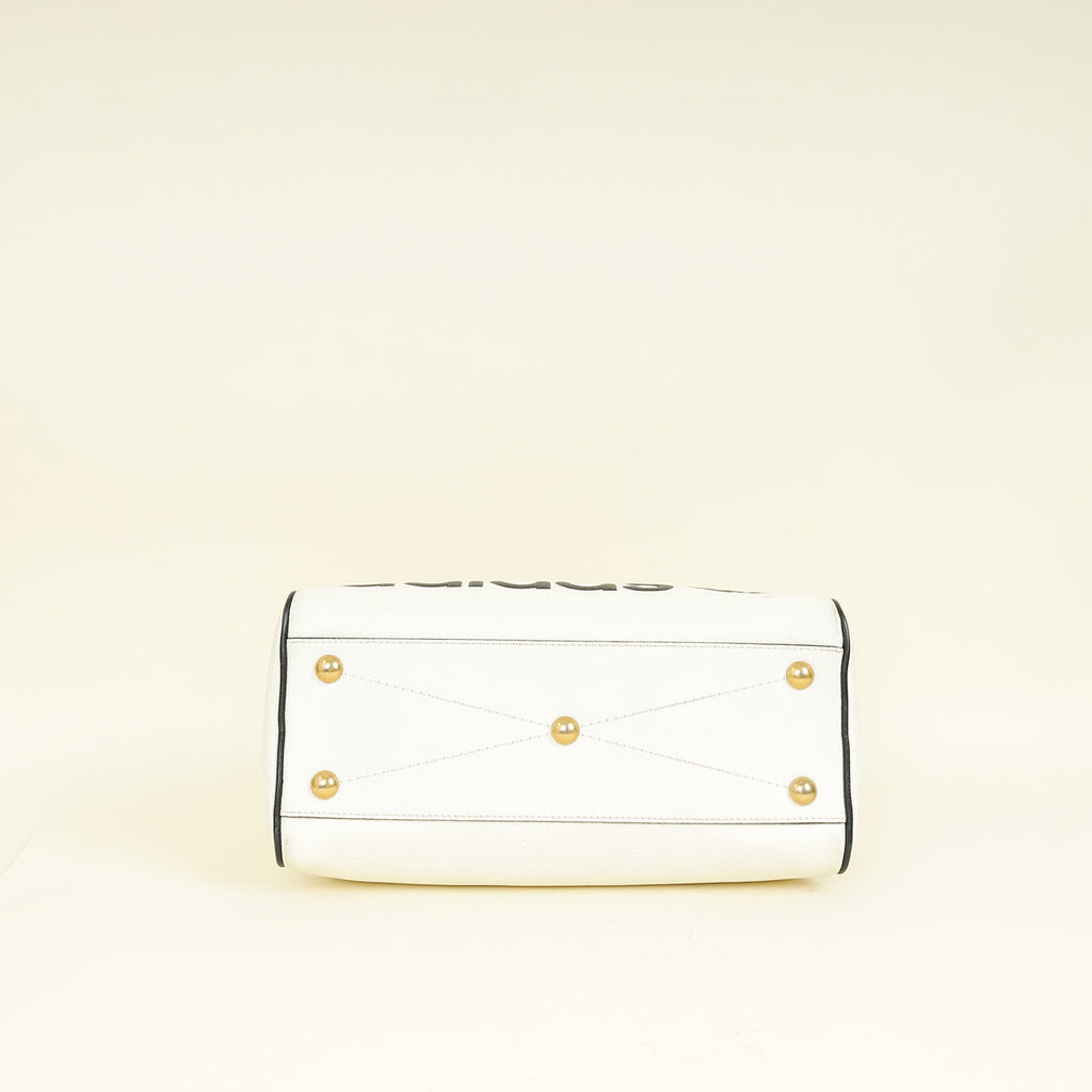 Gucci White Cream X Adidas Mini Duffle Bag