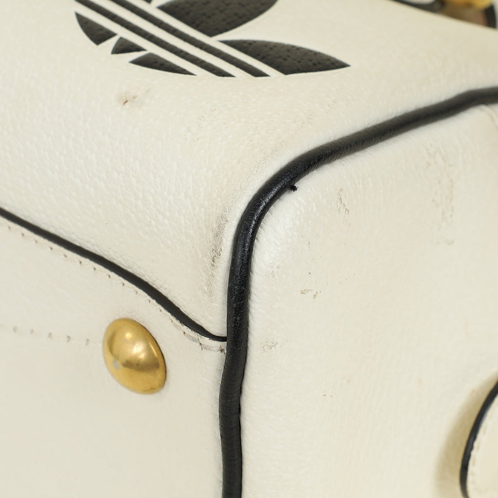 Gucci White Cream X Adidas Mini Duffle Bag