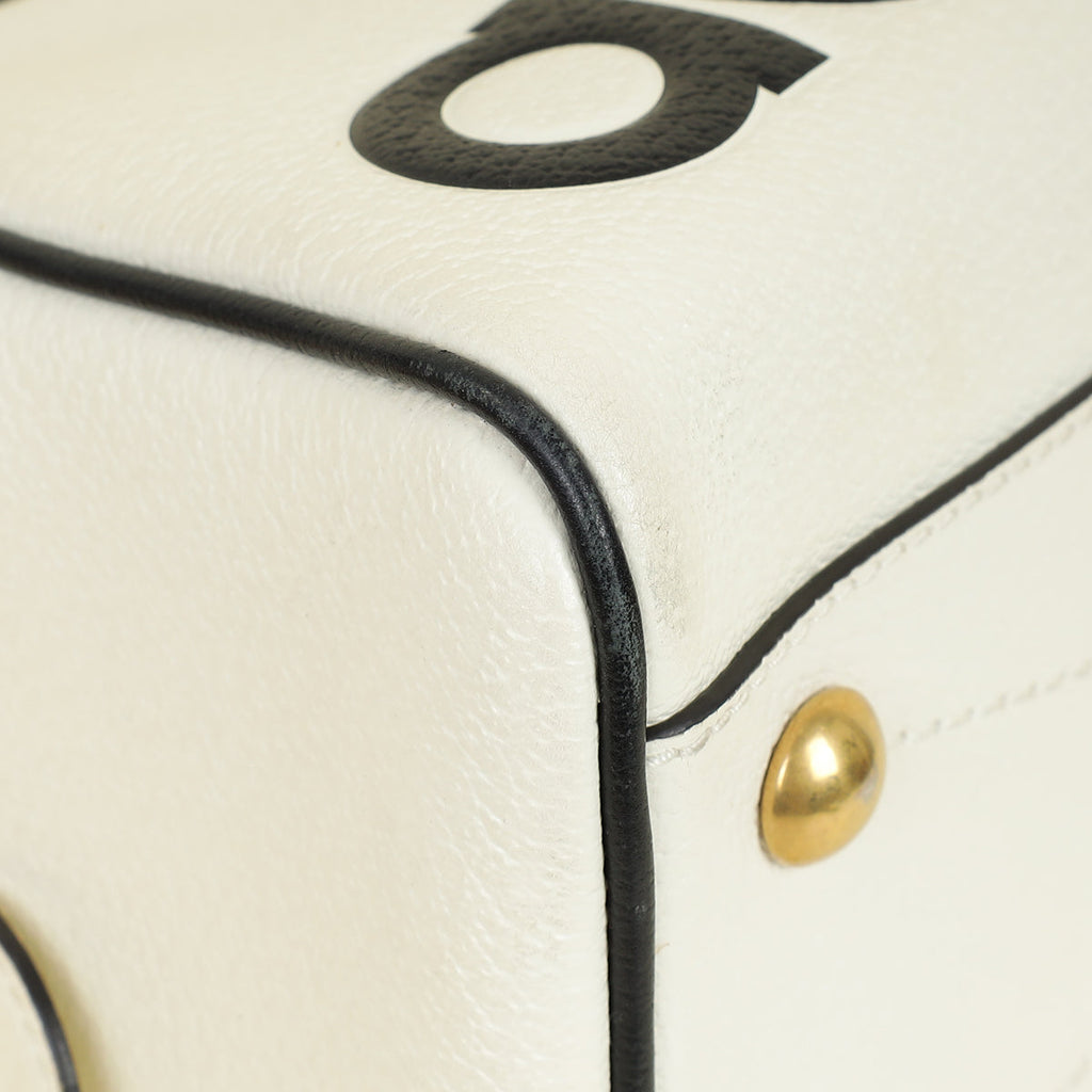 Gucci White Cream X Adidas Mini Duffle Bag