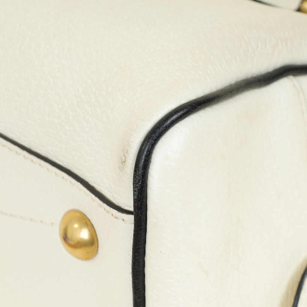 Gucci White Cream X Adidas Mini Duffle Bag