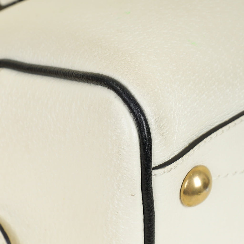 Gucci White Cream X Adidas Mini Duffle Bag