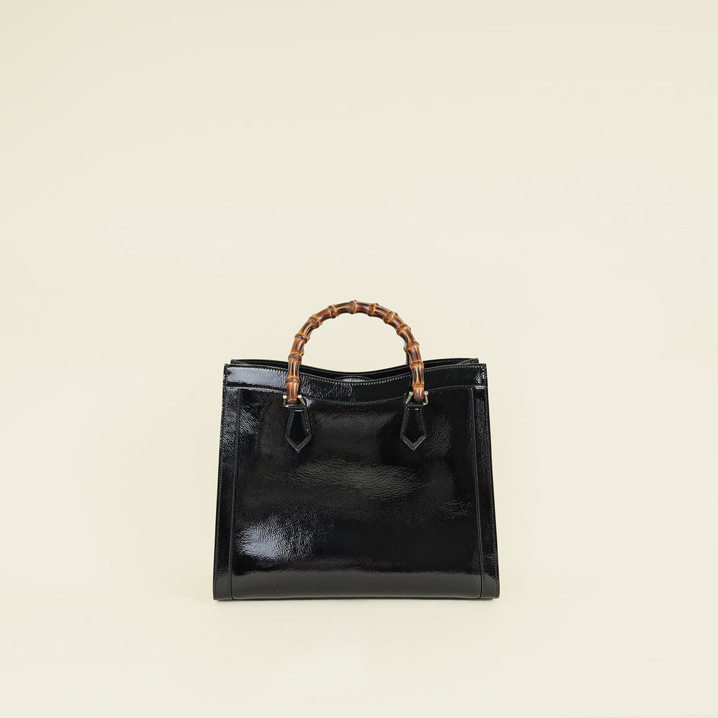 Gucci Black Diana Tote Medium Bag