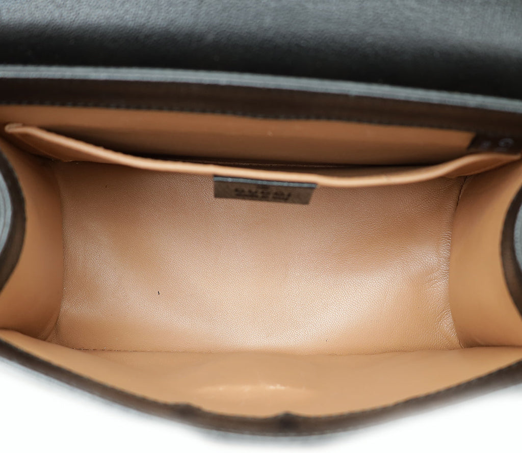 Gucci Multicolor GG Supreme FOX Broche Mini Bamboo Top Handle Bag