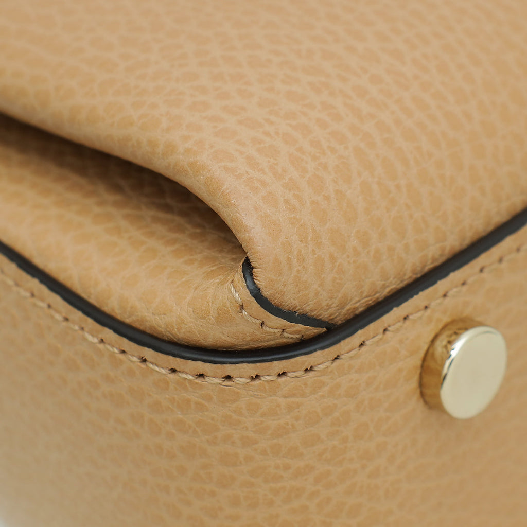 Gucci Beige Interlocking G Top Handle Bag