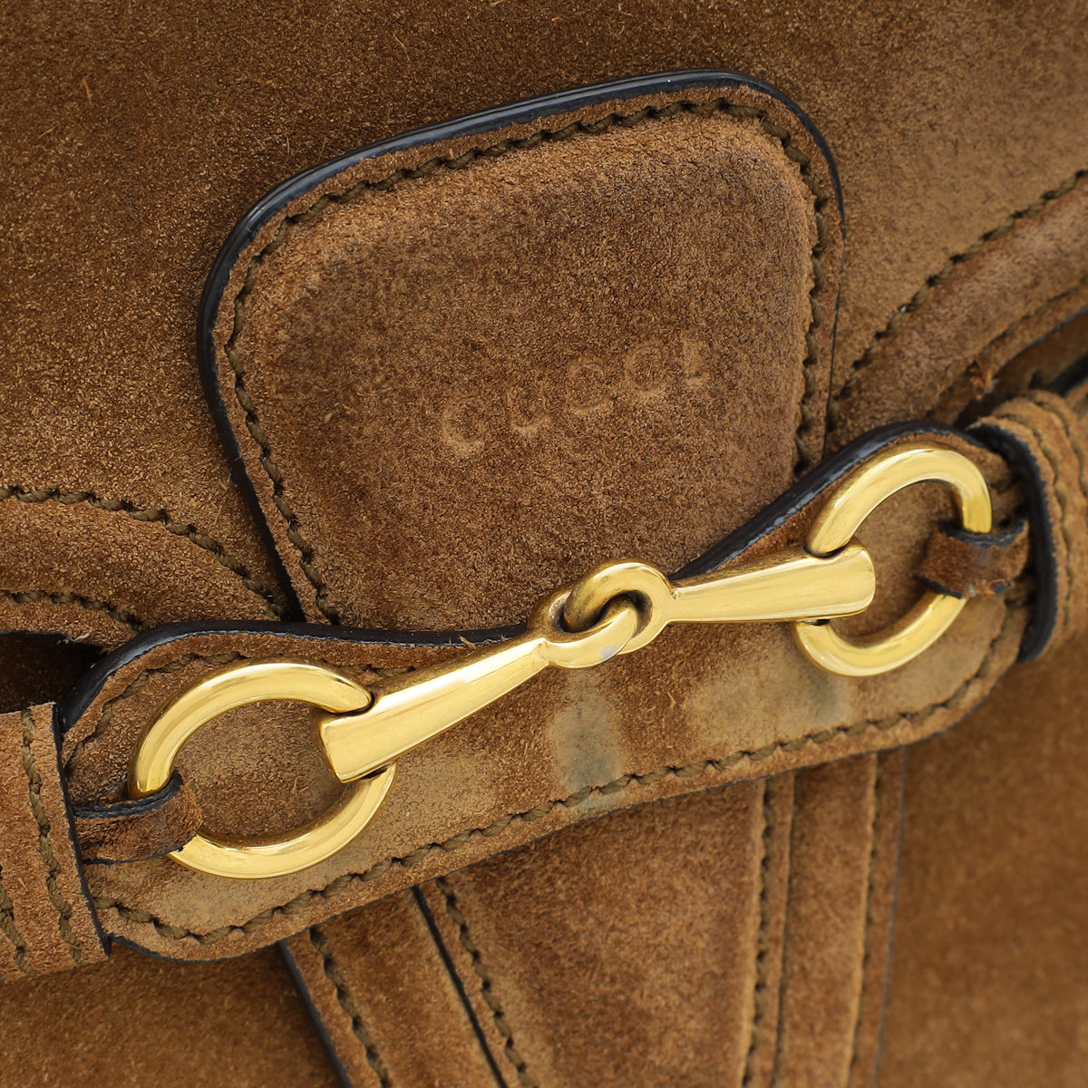 Gucci Brown Lady Web Shoulder Bag