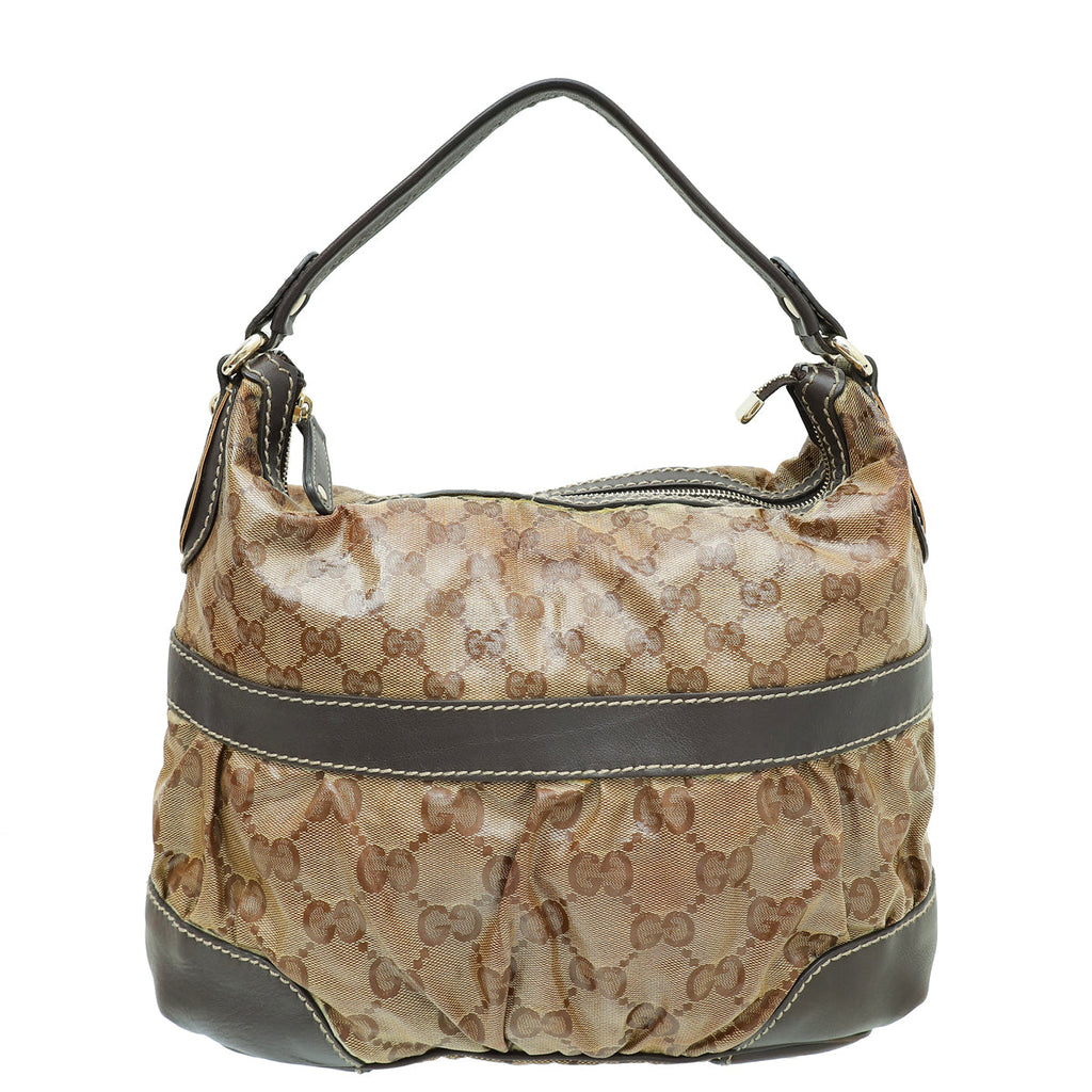 Gucci Bicolor GG Mix Crystal Hobo Bag