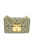 Gucci Bicolor GG Supreme Monogram Bees Small Padlock Bag