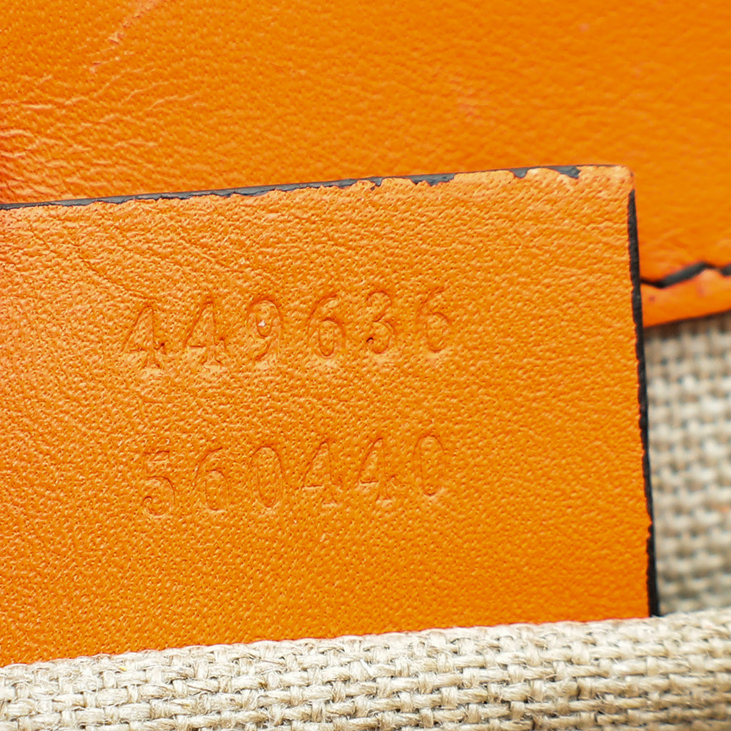Gucci Orange GG Microguccissima Emily Mini Chain Bag
