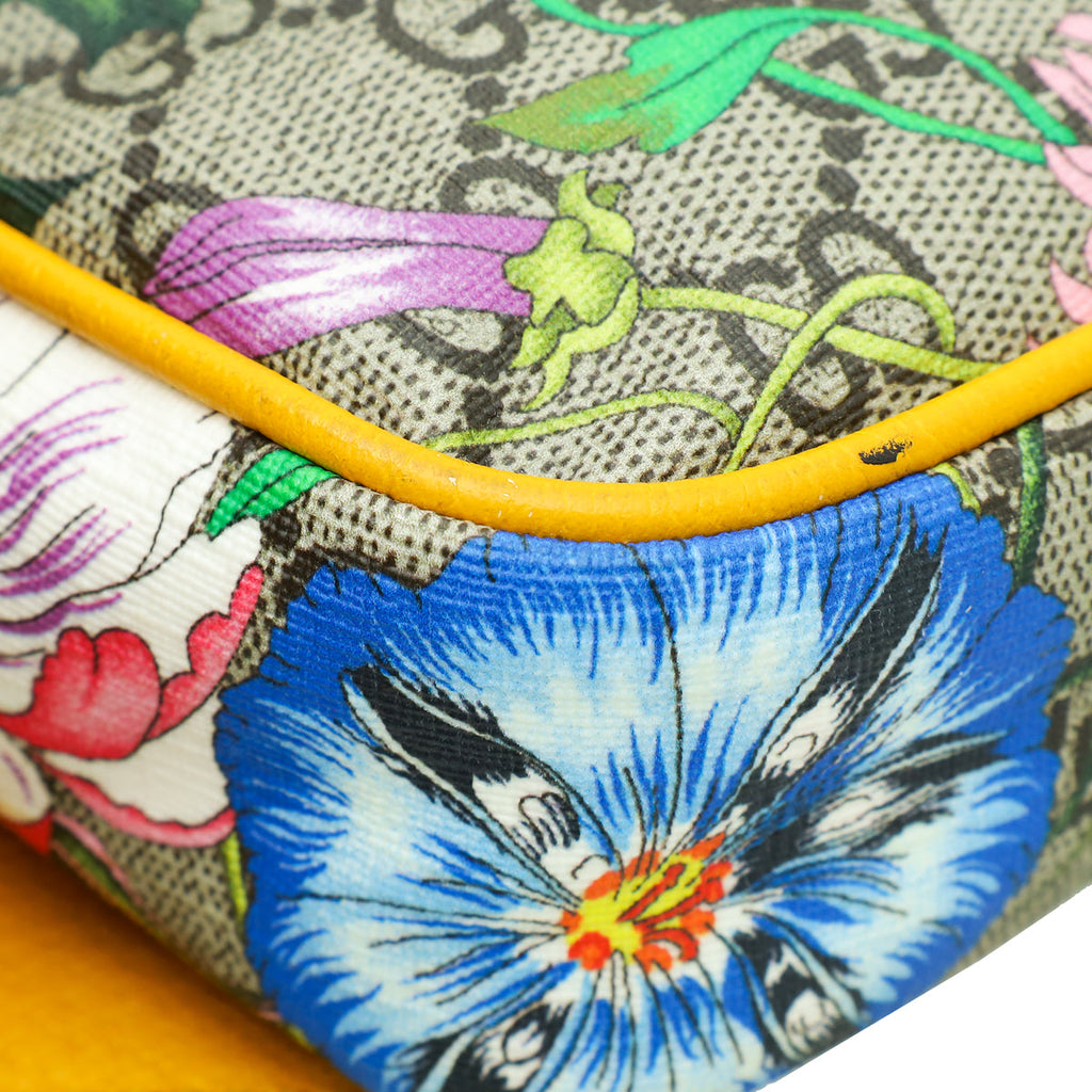 Gucci Multicolor GG Supreme Flora Medium Ophidia Belt Bag