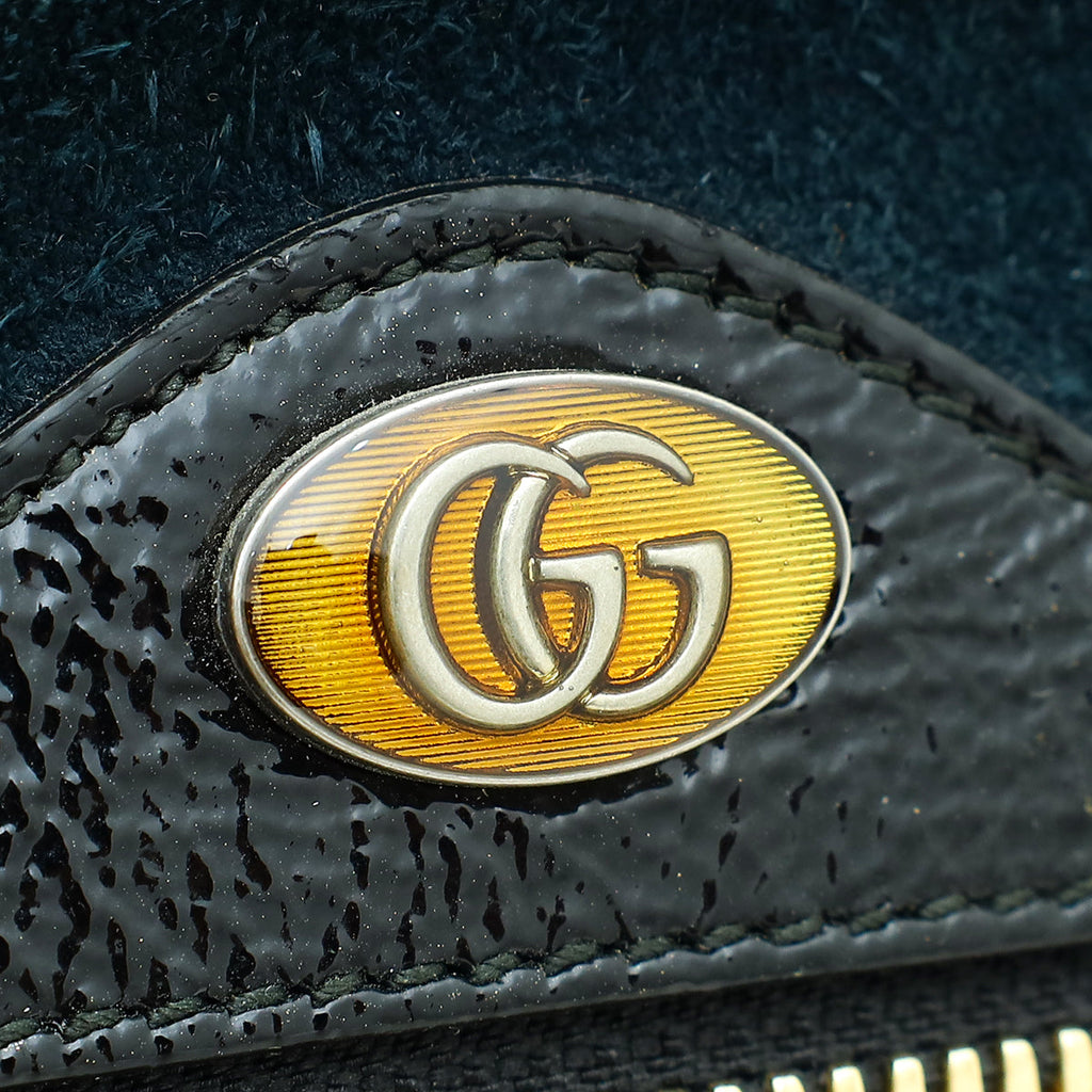 Gucci Black Ophidia Web Small Belt Bag