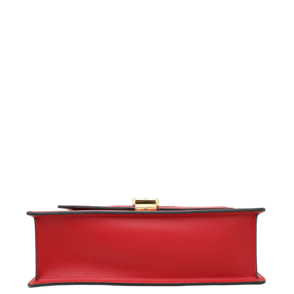 Gucci Red Sylvie Small Shoulder Bag