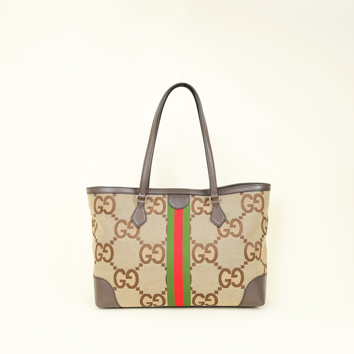 Gucci Bicolor Jumbo GG Ophidia Tote Bag