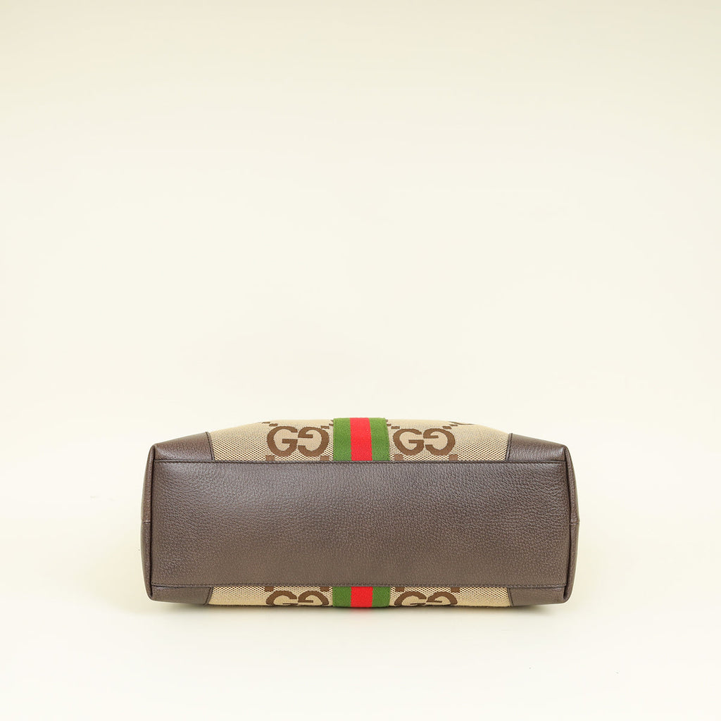 Gucci Bicolor Jumbo GG Ophidia Tote Bag