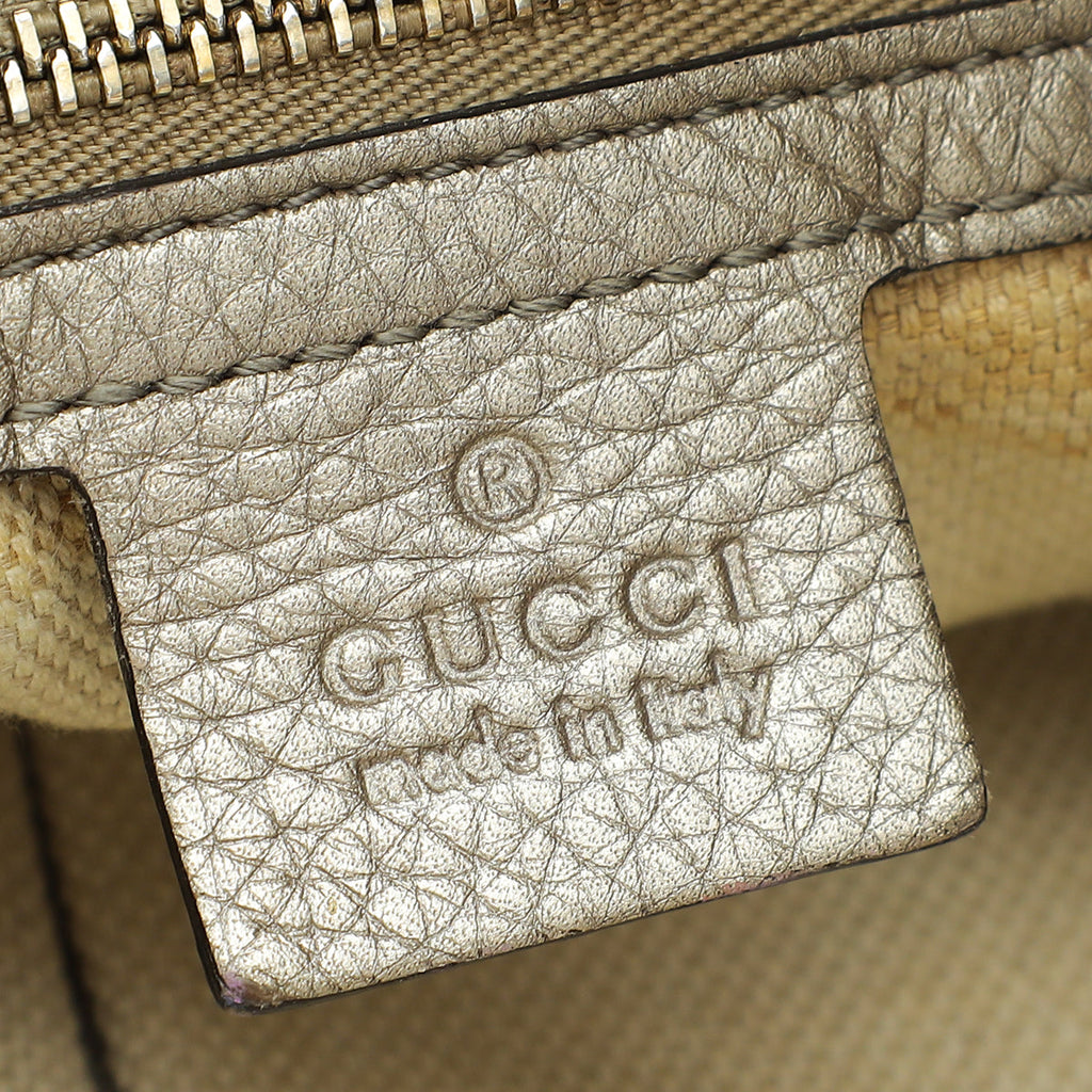 Gucci Champaign Soho Tassel Medium Tote Bag
