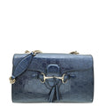 Gucci Blue Violet GG Shine Emily Medium Bag
