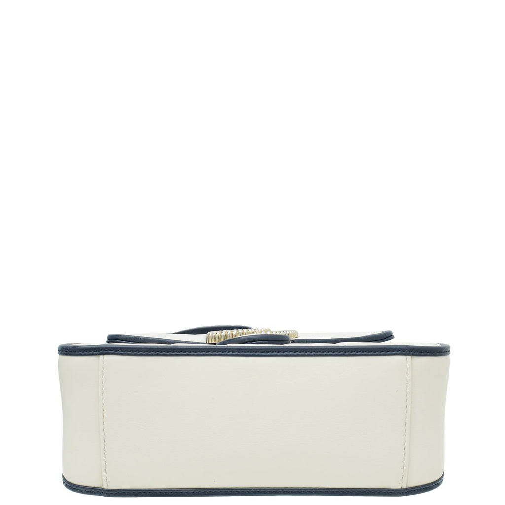 Gucci Bicolor Torchon GG Marmont Top Handle Mini Bag