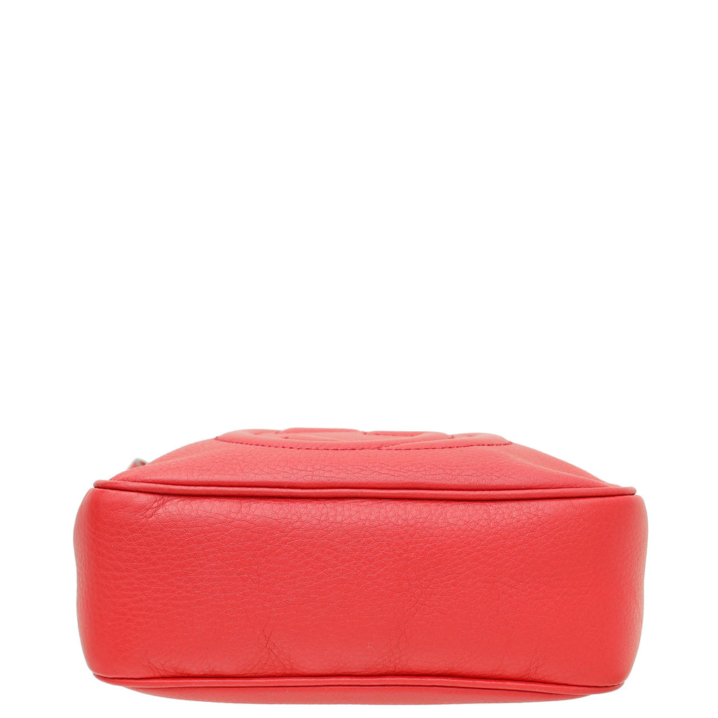 Gucci Red Disco Soho Crossbody Bag