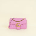 Gucci Purple GG Marmont Matelasse Large Shoulder Bag