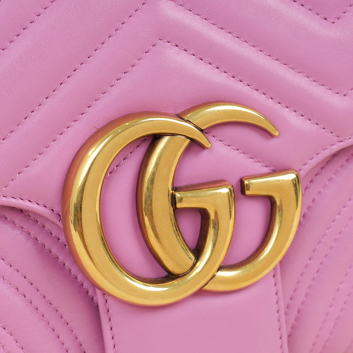 Gucci Purple GG Marmont Matelasse Large Shoulder Bag