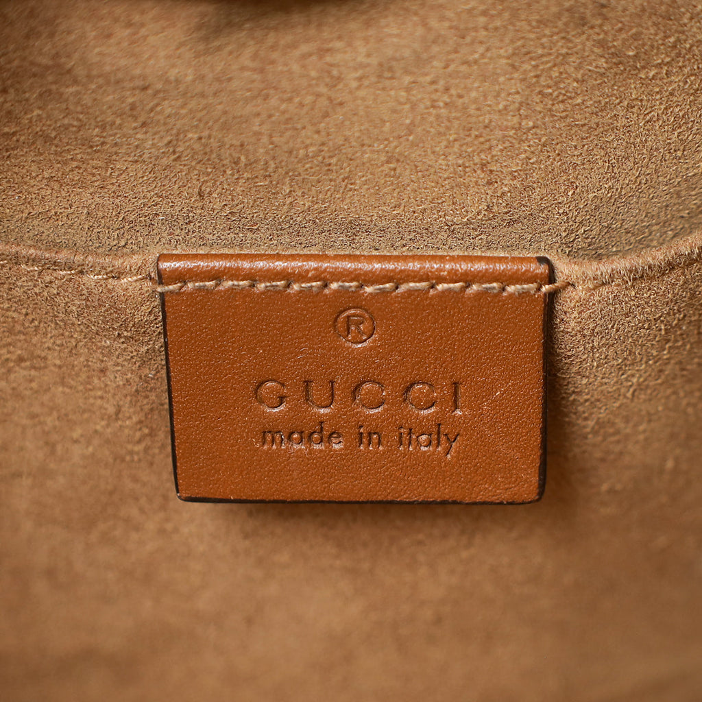 Gucci Bicolor GG Supreme Padlock Small Tote Bag
