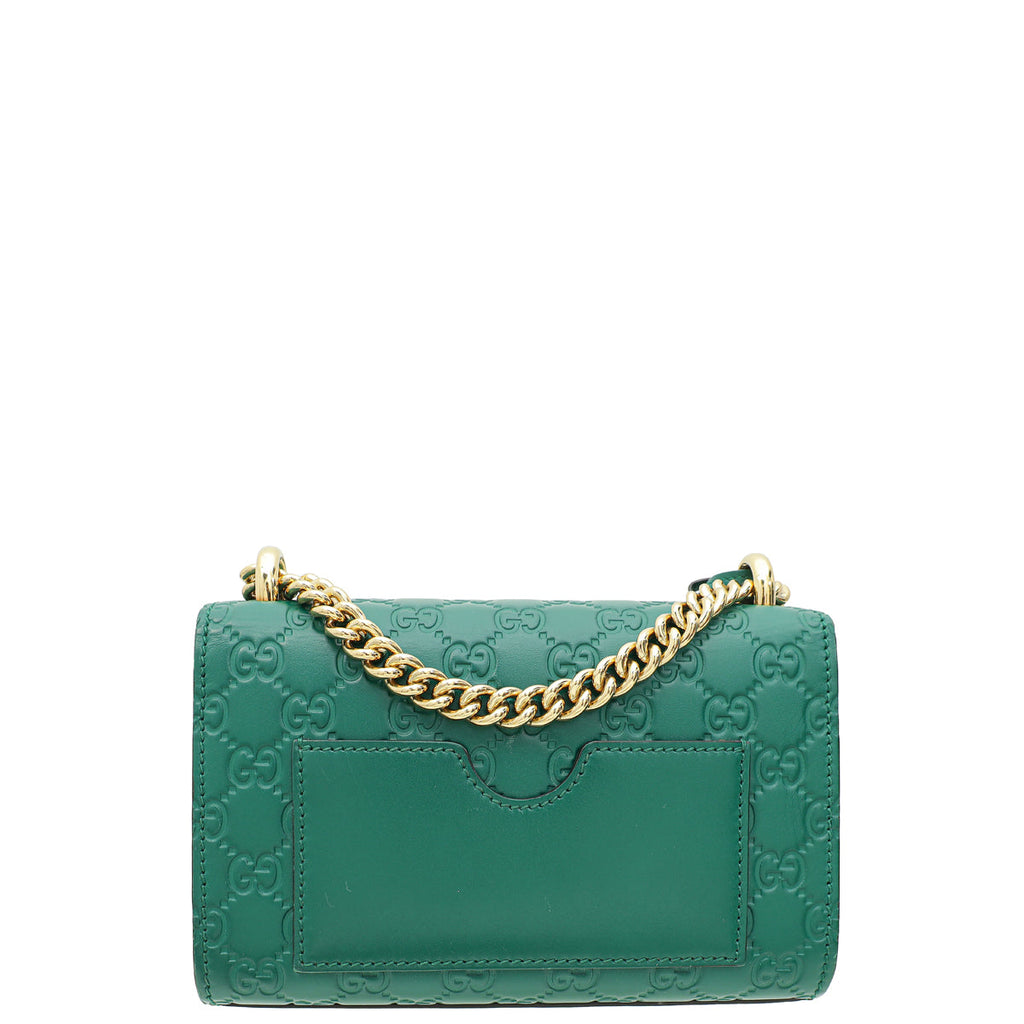 Gucci Green GG Guccissima Small Shoulder Bag