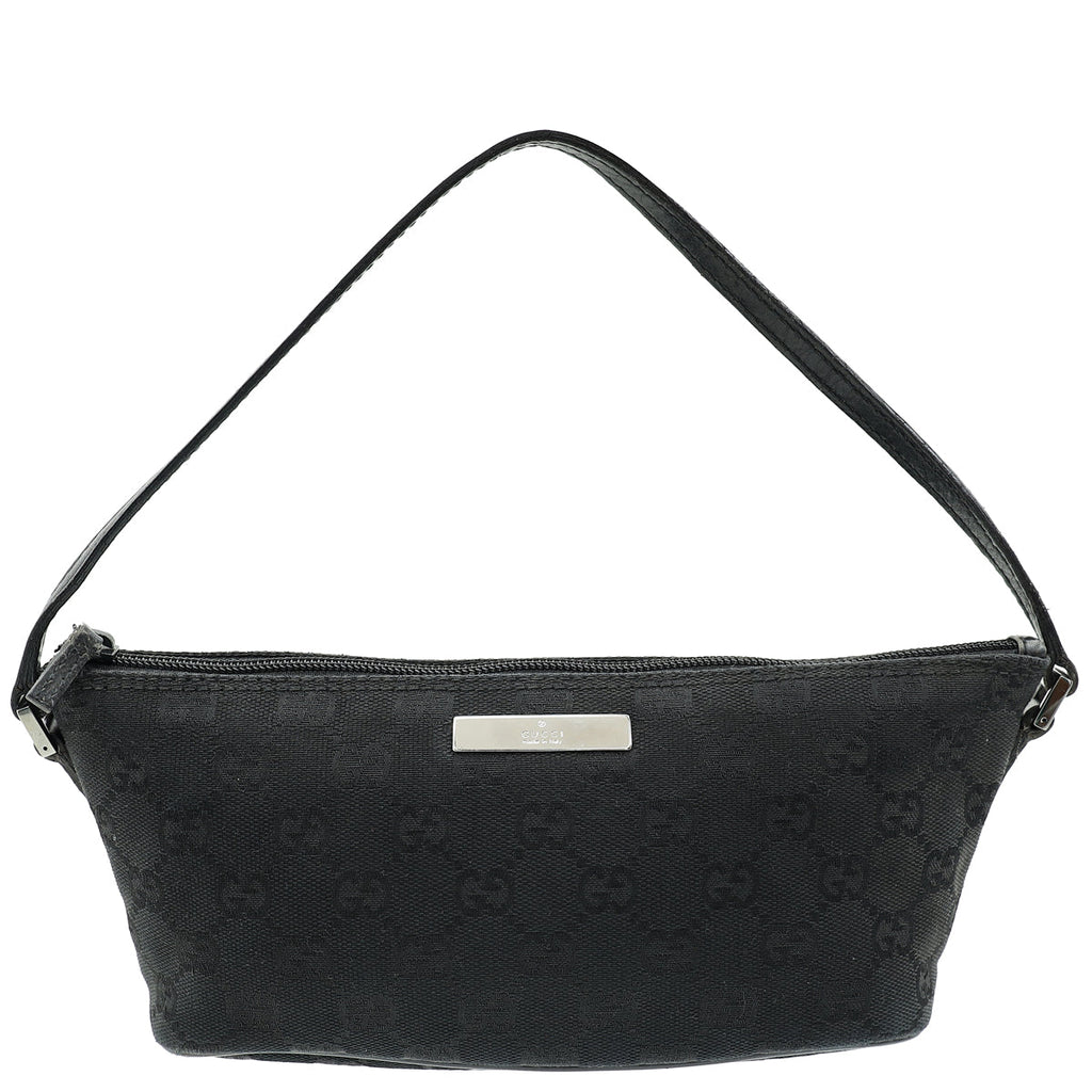 Gucci Black GG Pouch Accessories Bag