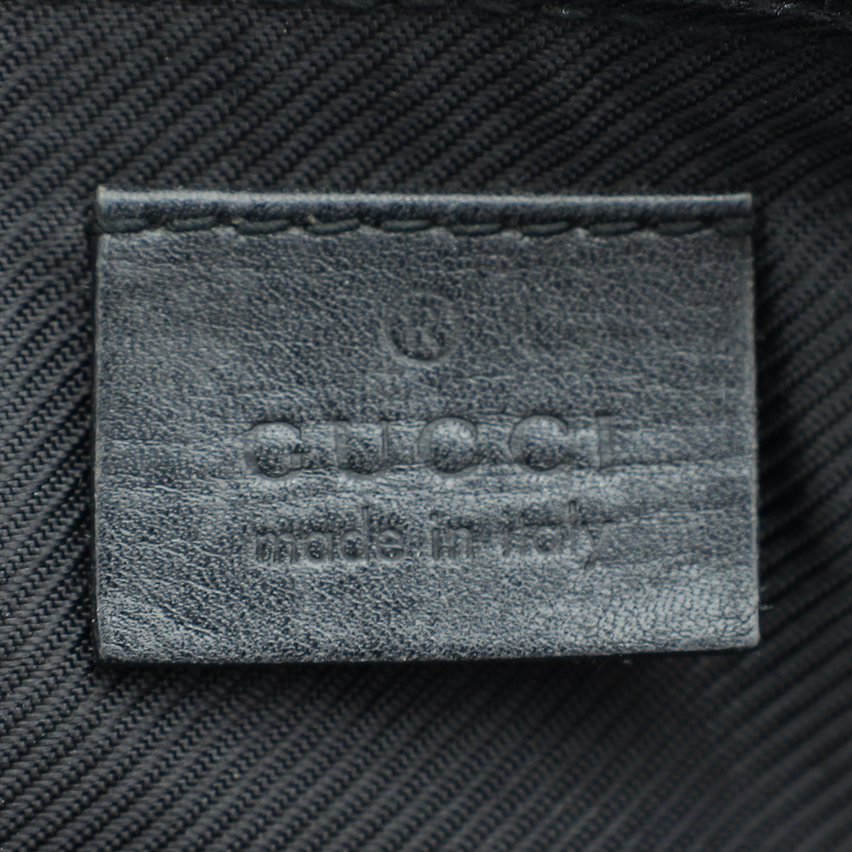 Gucci Black GG Pouch Accessories Bag