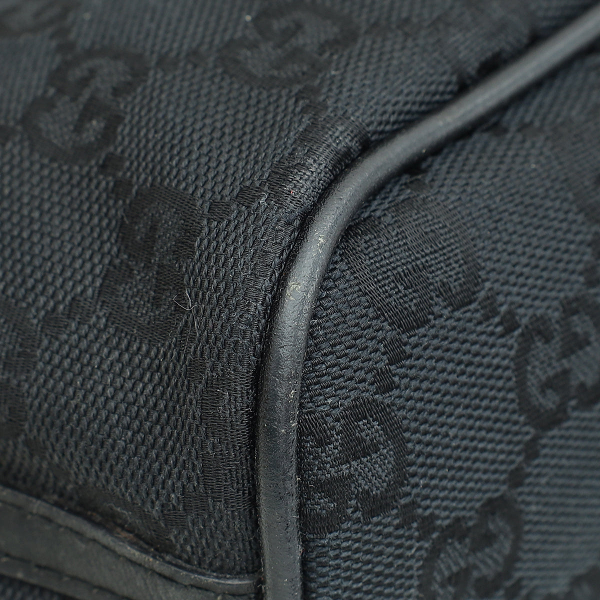 Gucci Black GG Pouch Accessories Bag