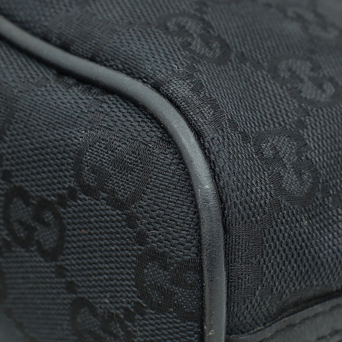 Gucci Black GG Pouch Accessories Bag