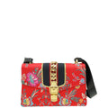 Gucci Multicolor Sylvie Jacquard Floral Small Shoulder Bag