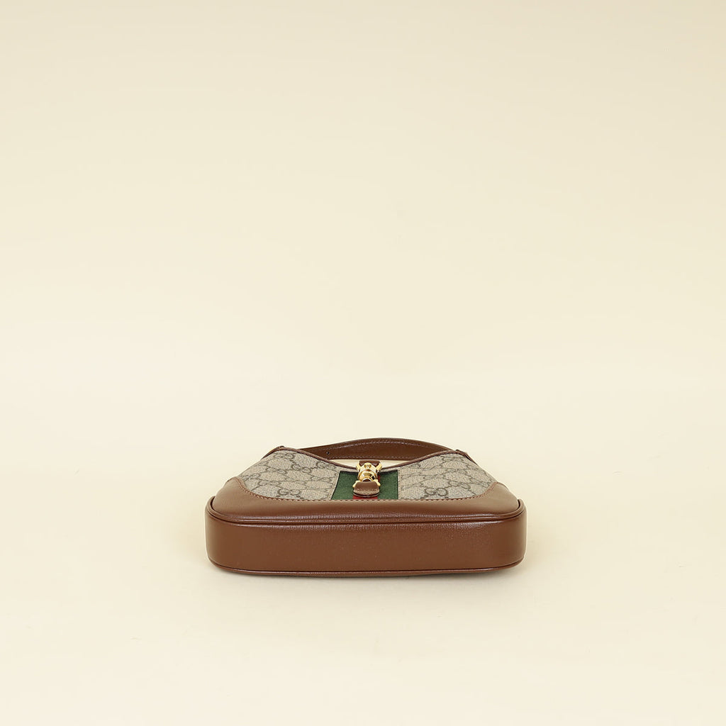 Gucci Ebony GG Supreme Jackie 1961 Mini Bag