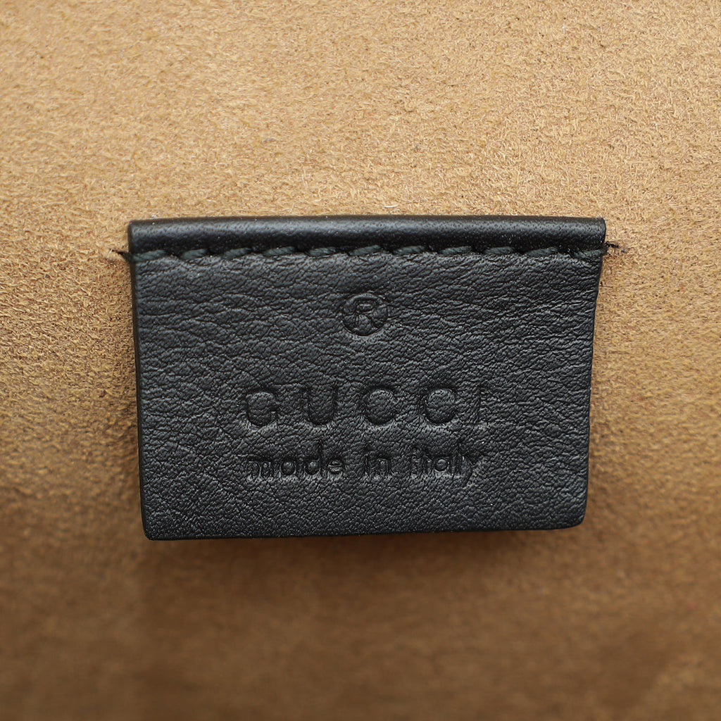 Gucci Bicolor GG Supreme Arabesque Medium Dionysus Shoulder Bag