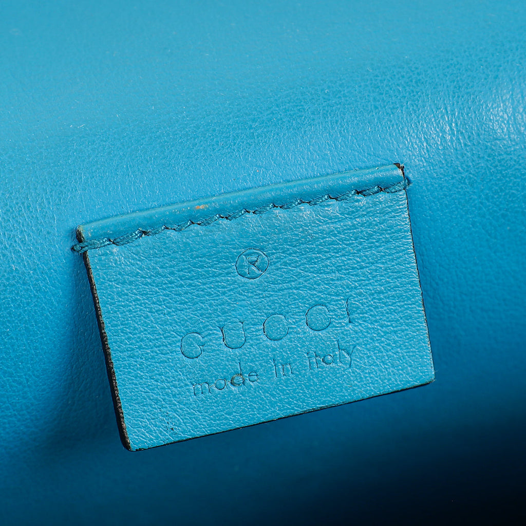 Gucci Turquoise Dionysus Suede Medium Shoulder Bag
