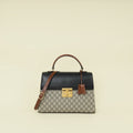 Gucci Tricolor Top Handle Padlock Medium Bag