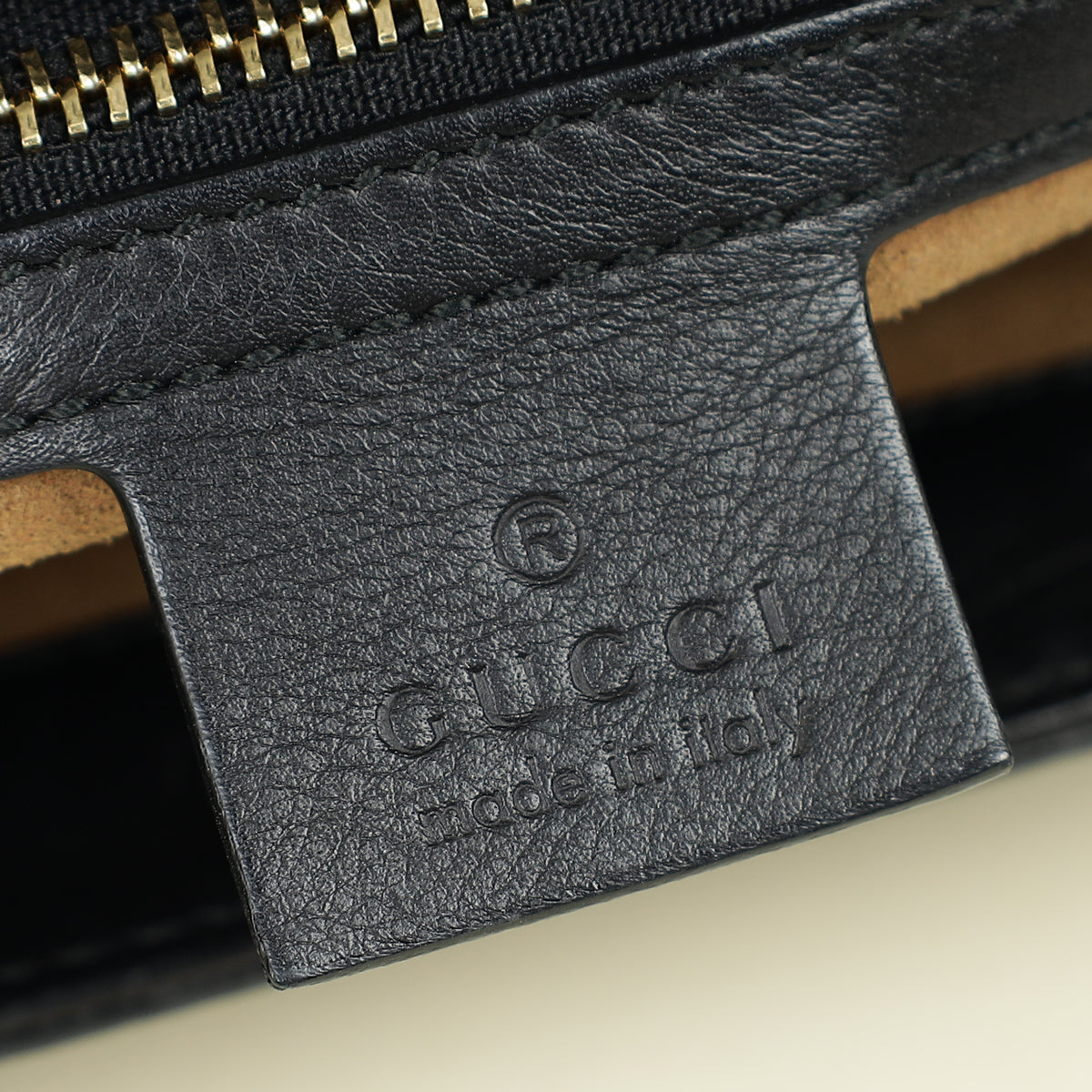 Gucci Tricolor Top Handle Padlock Medium Bag