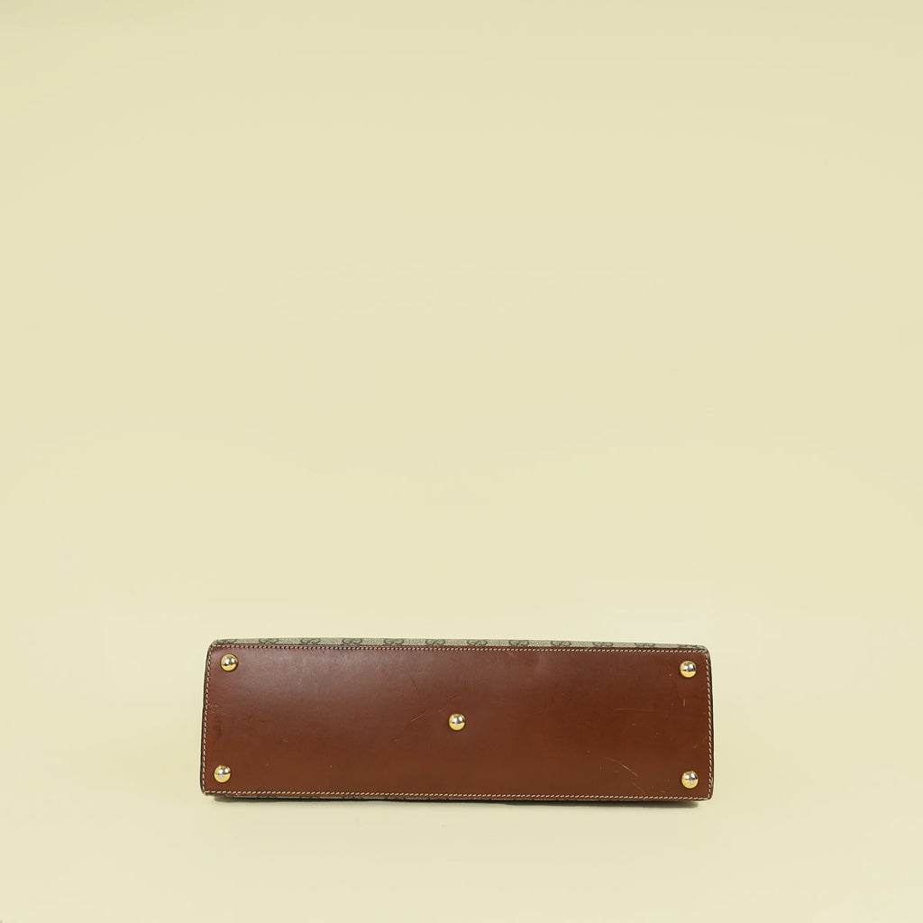 Gucci Tricolor Top Handle Padlock Medium Bag