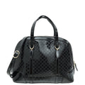 Gucci Black Nice Microguccissima Satchel Bag