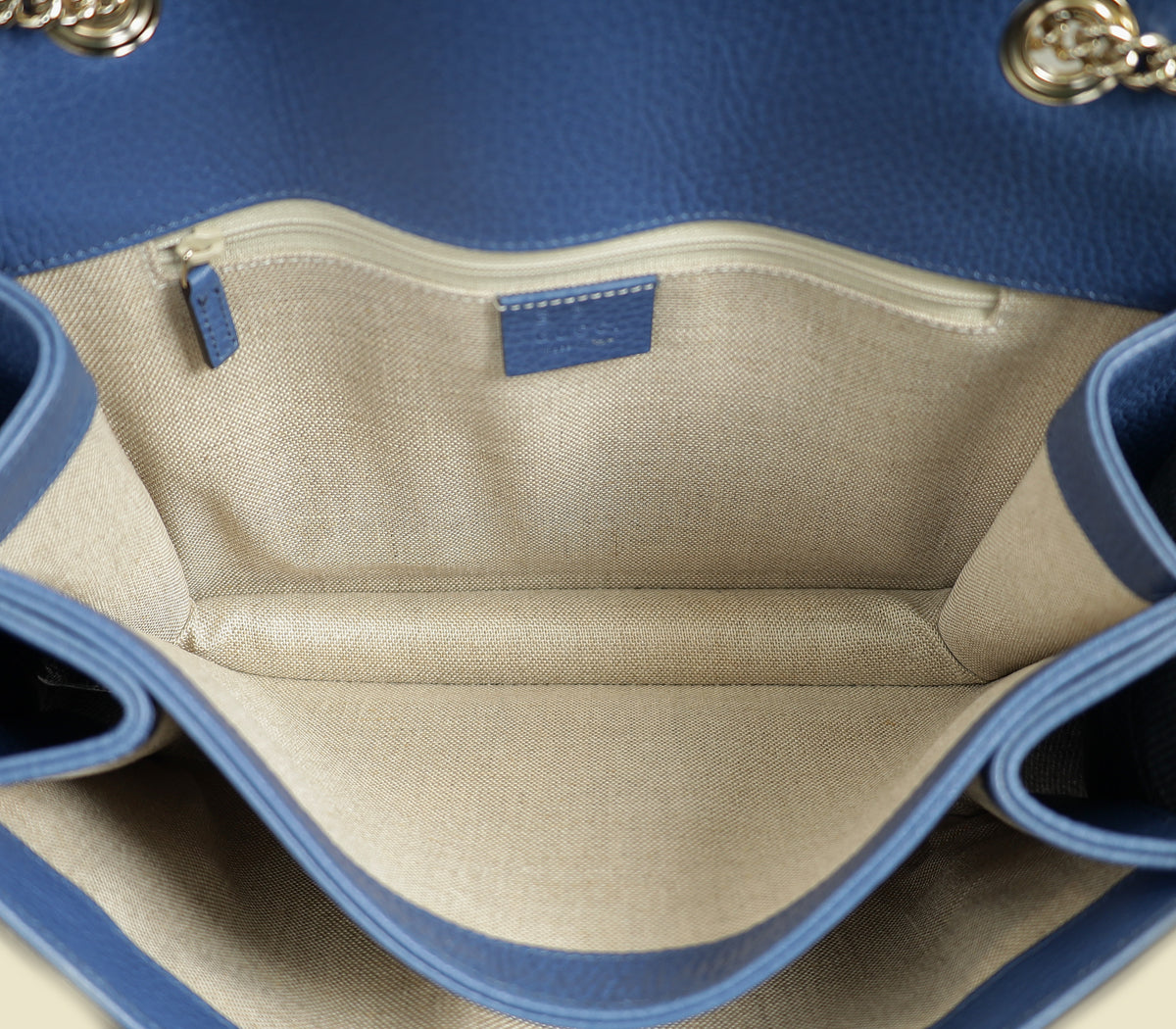 Gucci Dark Blue Interlocking G Interlocking G Medium Shoulder Bag