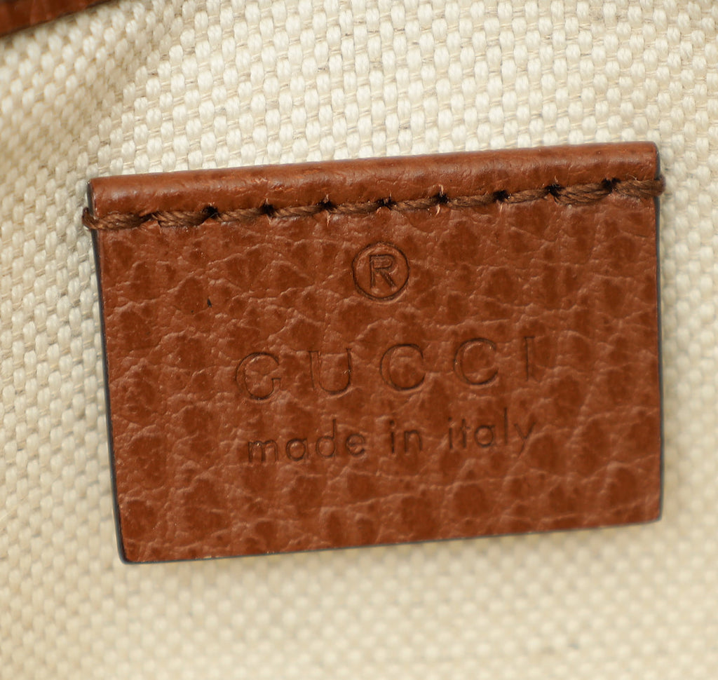 Gucci Bicolor GG Horsebit 1955 Mini Shoulder Bag